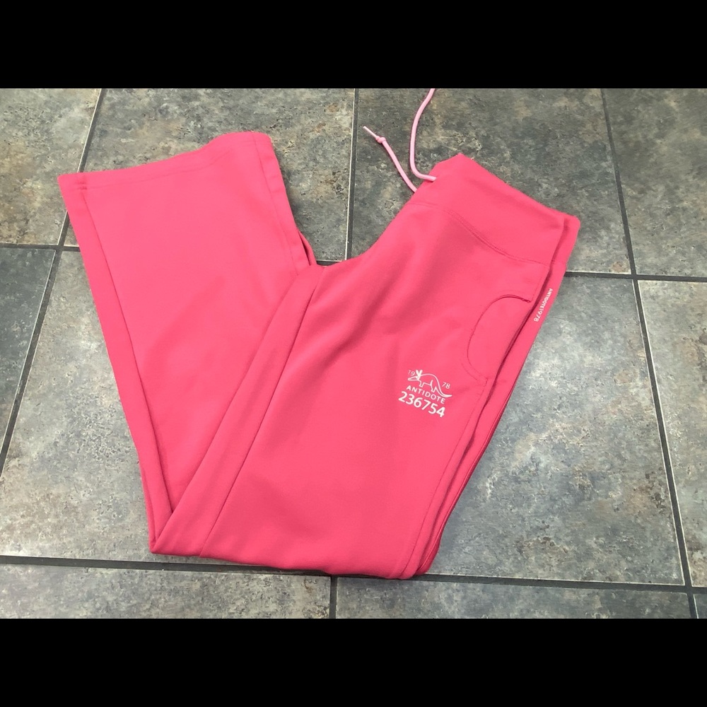 Antidote Pink Track Pants Size Large